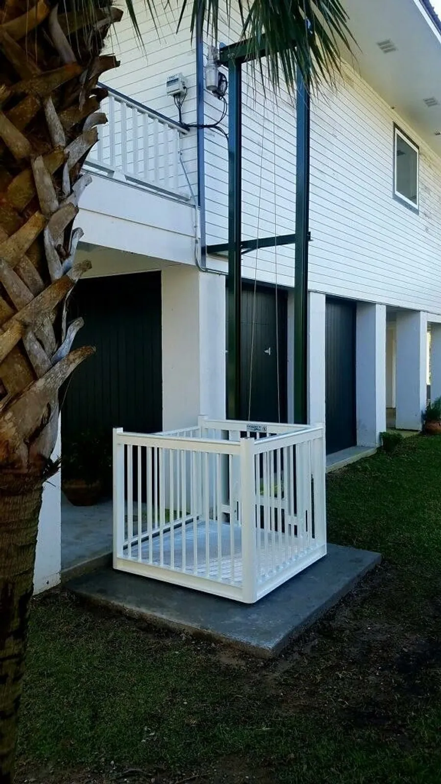 AirRail home lift integrated into a modern residential interior