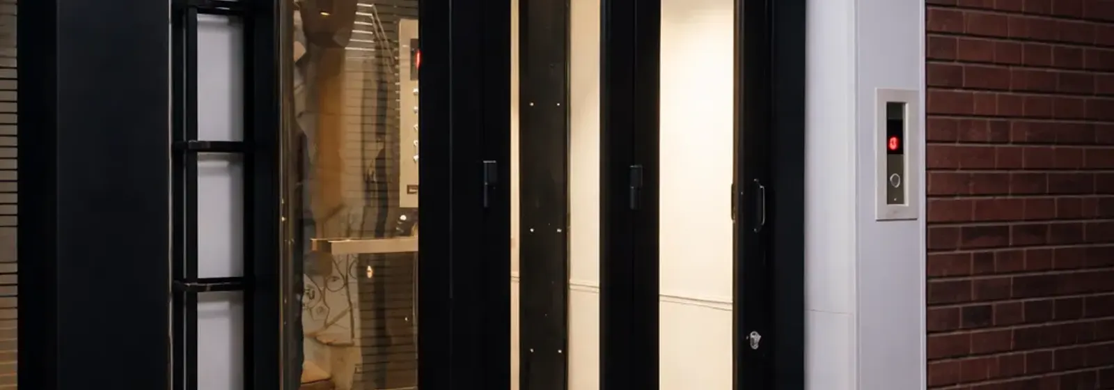 Vertico glass elevator installed in an open industrial-style space